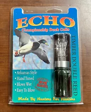 Echo Diamondwood Timber Double Reed Duck Call Green - NEW - FREE SHIPPING!