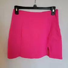 Lulus Hot Pink Spectacular A-Line High-Waisted Women's Mini Skirt Size Small