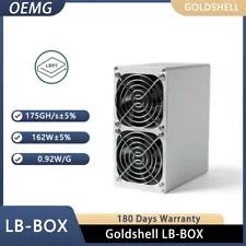 New Goldshell LB-BOX LBRY ASIC Miner 175G 162W With PSU 180 days warranty