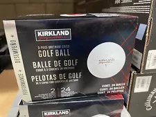 Kirkland Signature Golf Balls 3-Piece Urethane Cover Performance+ 24 Pack