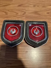 PAIR 1972 TROUGH 1975 CHRYSLER IMPERIAL LEBARON REAR QUARTER MARKER LIGHT LENS