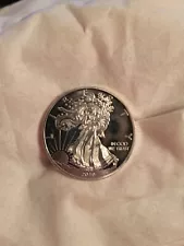 Silver Plated Decorative Dollar Coins (2019 Walking Liberty) 1 1/4 Inches