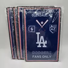 Los Angeles LA Dodgers Fans Parking Only Metal Sign