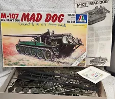 Italeri 1/35 Scale M-107 U.S. Heavy Gun Mad Dog Kit 248 1:35 Model Looks Complet