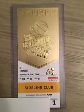 2018-19 Golden State Warriors NBA Official Mint Ticket Stub - pick any game!