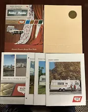 1970s Holiday Rambler Travel Trailers Vintage Brochures/Price Lists- 13 Pieces