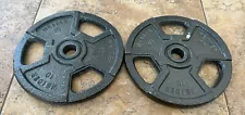 Weider Pairs / SETS OF 10Lbs Weight Plates CAP CAST Total 20