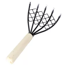 Oyster Shell Digging Rake Garden Hand Cultivator Sand Beach Rake Mussel Rake