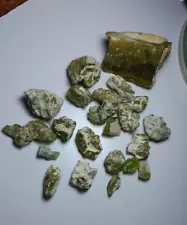 205g Natural Peridot Lot From Pakistan