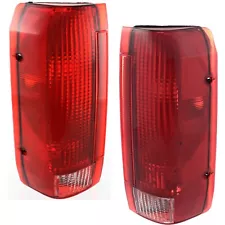 Tail Light Set For 90-96 Ford F150 F-250 F-350 Bronco Pair FO2801105 FO2800106 (For: 1996 Ford F-250)