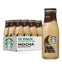 Starbucks Frappuccino Coffee Drink Mocha Flavored 13.7 Fl. Oz Bottles (12 Pack)