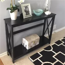 2-X-Design Console Table Sofa Side Table For Living Room Entryway Hallway