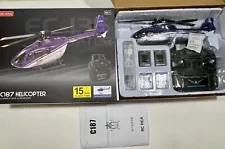 C187 Remote Control Helicopter 2.4GHz 4CH 6-Axis Gyro Stabilized Scale RC C4D7