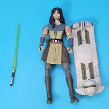 STAR WARS Quinlan Vos Lightsaber Hover Craft The Clone Wars Figure 2010 CW36