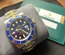 MINT ROLEX Submariner 116613LB “BLUESY” 2019 Last 40mm Year UNPOLISHED 116613