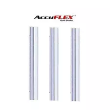 #1 ACCUFLEX STEPLESS PGA STEEL TECHNOLOGY DISTANCE PRECISION IRON SHAFTS A R S X