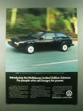 1983 Volkswagen Wolfsburg Limited Edition Scirocco Ad