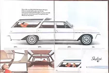 1964 Buick Skylark, station wagon, white, 4 doors