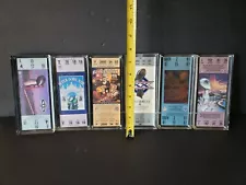 Super Bowl Replica Tickets Lot Of 6 On Slabs