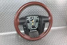 09-14 F150 Brown Leather King Ranch Black Steering Wheel Radio Cruise OE Factory