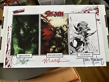 NYCC Comic Con 2018 Exclusive Singed Print Poster Mcfarlane,Martina, Alexander