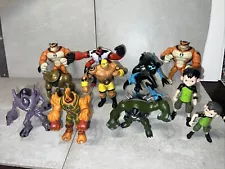 Ben 10 Action Figures Lot Of 11 Figures. Nice Condition ✅