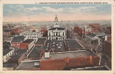 Marion, OHIO - Business center from Huber Block - 1923