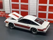 1980 80 Chevy Monza Spyder White Opening Hood 1/64 Limited Edition