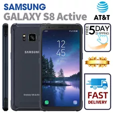 ✅✅Samsung Galaxy S8 Active⚡ G892A GSM Unlocked AT&T Cricket 64GB 5.8" Smartphone