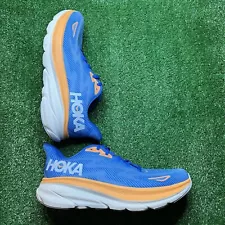 Hoka One Clifton 9 men’s size 12 D Med ‘Coastal Sky/All aboard’ running shoes