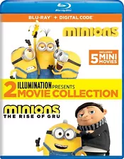 Minions + Minions: The Rise of Gru - 2-Movies, Blu-ray + Digital , 5 mini movies