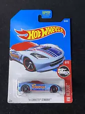 Hot Wheels HW Rescue '14 Corvette Stingray 9/10 20/365 Blue Free Box Shipping