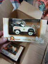 NationalGift Pedal Champs Die Cast Police Pedal Car (black/white) 1:10 NIB