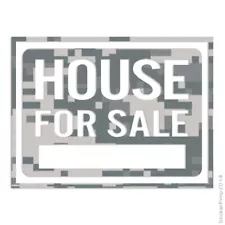 House For Sale Business Sign, Vinyl Decal Sticker, 40 Patterns & 3 Sizes, #4000