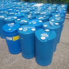 15 Gallon Food Grade Barrel Drum with 2 Bungs, Classic Style, Rain, Liquid