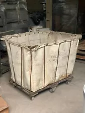 Vintage Canvas Mail Cart