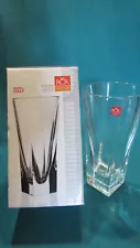 RCR Home & Table Fusion Lead Free Crystal 10" VASE ~ Italy ~ NEW in box