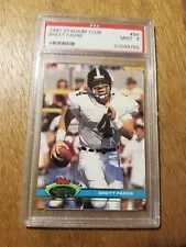 1991 Topps Stadium Club Brett Favre Rookie  PSA 9  Mint  Gunslinger  Packers