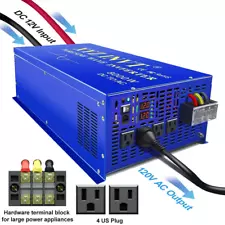 XYZ Secondary Sale 8000W 12V DC Pure Sine Wave Inverter To 120V AC Car Camp RV