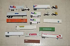 1/87/ HO Scale Lot Of Various Semi Trucks, Trailers