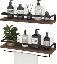 SODUKU Floating Shelves Wall Mounted Storage Shelves for Kitchen, Bathroom