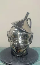 Southern Folk Art Tin Man Face Jug By Melissa Herman