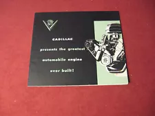 1949 Cadillac sales Brochure Catalog Booklet Old original