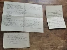 Vintage 1911 sale/lease documents for 103 Endwell Road Brockley, Greengrocer