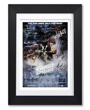 STAR WARS ALL 11 MOVIES CAST SIGNED POSTER PHOTO PRINT AUTOGRAPH FILM MOVIE GIFT