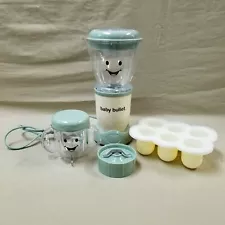 Baby Bullet Baby Food Blender W/ Extra Cup & Containers - Tested Works