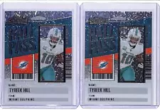 (2) Lot 2023 Panini Contenders Tyreek Hill Hall Pass #22 Miami Dolphins