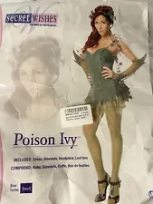 Secret Wishes Sexy Poison Ivy Costume Batman Poisonous Villain Small