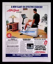 LifeCycle 5500R Exercise Bike 1997 Fitness Trade Print Magazine Ad Poster ADVERT