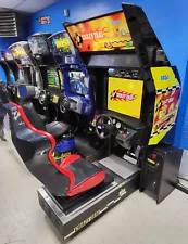 CRAZY TAXI Racing Sit Down Driving Arcade Video Game Machine - 26" LCD Monitor